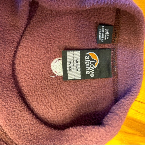 Lowe Alpine heavy fleece, unisex size Medium, dusty purple - Picture 3 of 8